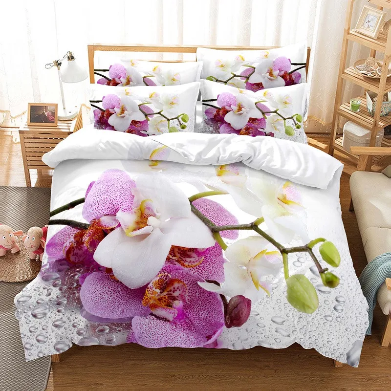 Flowers Bedding Set Duvet Cove - Linen Duvet Cover reseña y precio