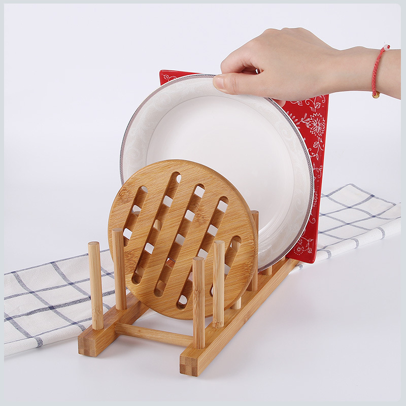 Kitchen Drainer Rack Dish Pot  - Bamboo Cutlery Set reseña y precio