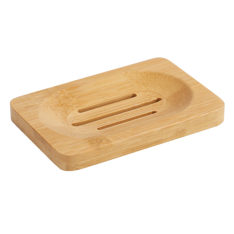 1 Pc Bamboo Wooden Soap Dish,  - Bamboo Cutlery Set reseña y precio