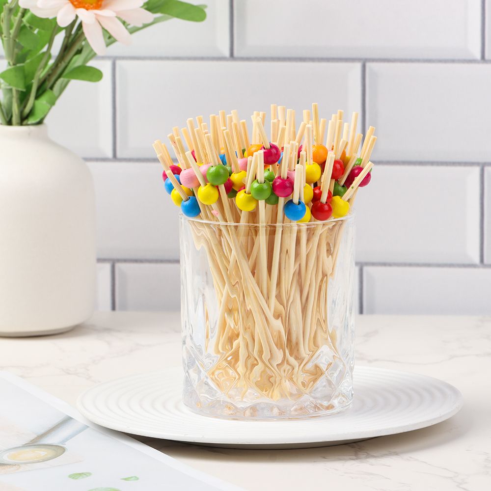 100Pcs Disposable Bamboo Picks - Bamboo Cutlery Set reseña y precio