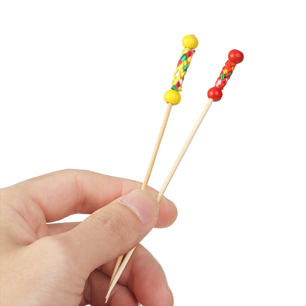 100Pcs Disposable Bamboo Picks - Bamboo Cutlery Set reseña y precio