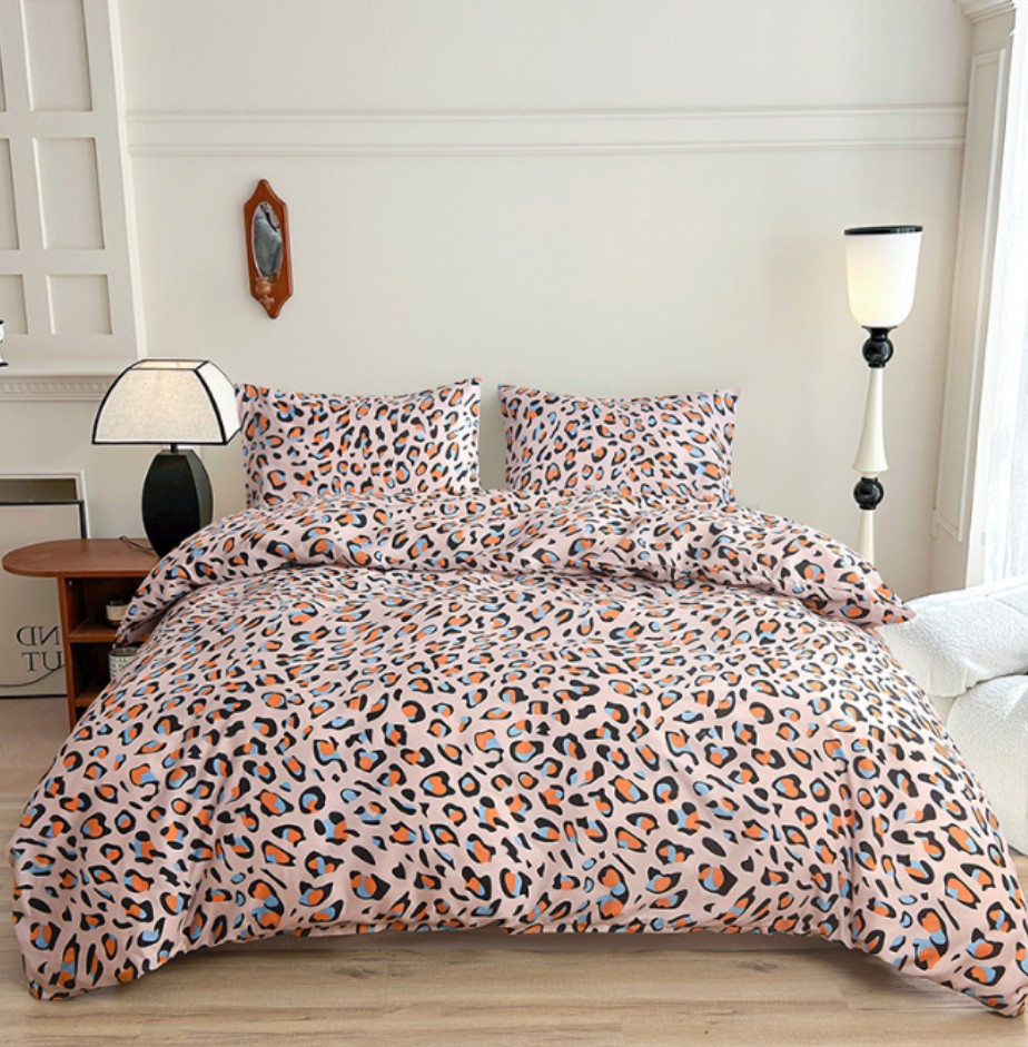 Best-selling leopard print cou - Linen Duvet Cover reseña y precio