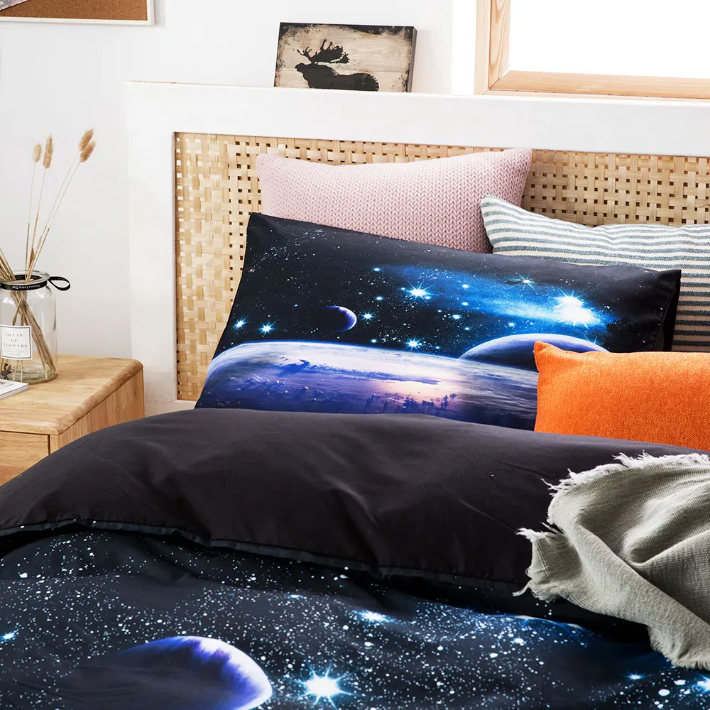 Space star 3d Galaxy Duvet Cov - Linen Duvet Cover reseña y precio