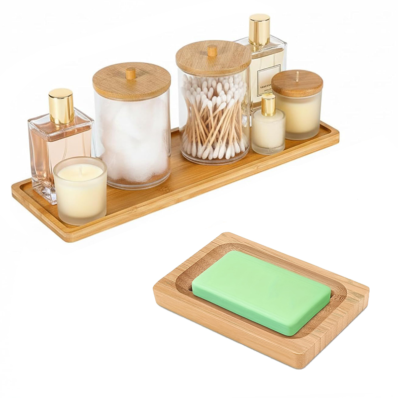 2pcs Bamboo Bathroom Accessori - Bamboo Cutlery Set reseña y precio