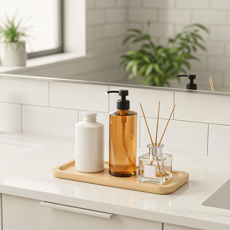 2pcs Bamboo Bathroom Accessori - Bamboo Cutlery Set reseña y precio