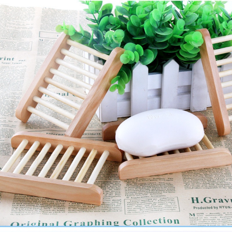 1 Pc Bamboo Wood Soap Dish Bat - Bamboo Cutlery Set reseña y precio