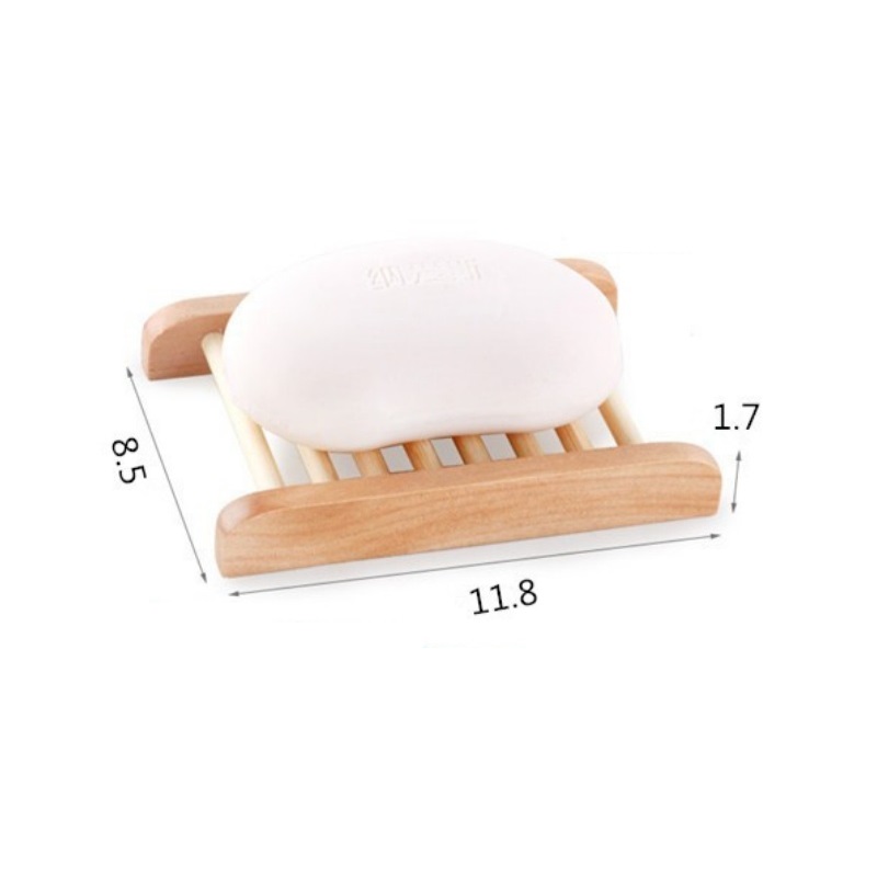 1 Pc Bamboo Wood Soap Dish Bat - Bamboo Cutlery Set reseña y precio