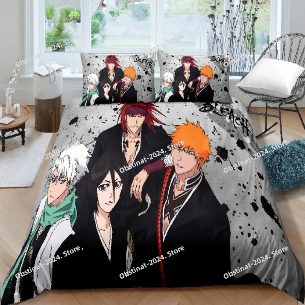 3D Bleach Kurosaki Ichigo Bedd - Linen Duvet Cover reseña y precio