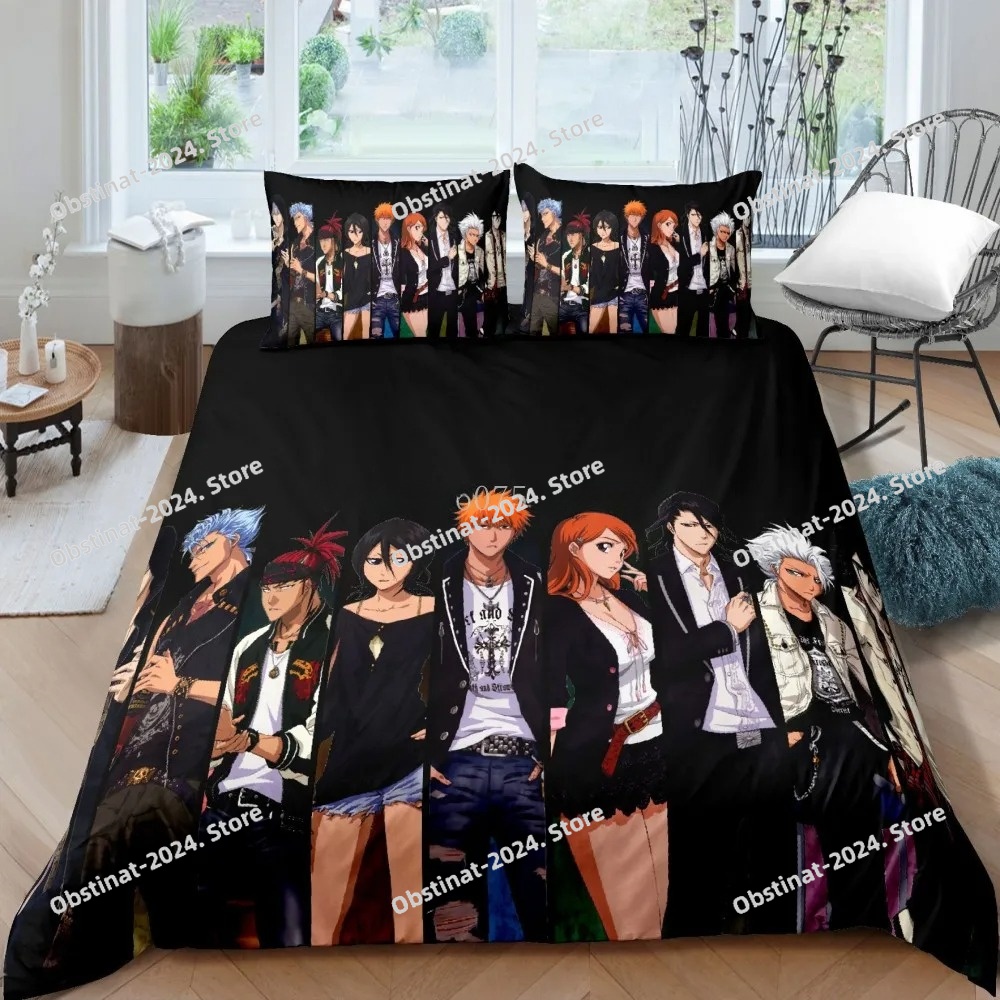 3D Bleach Kurosaki Ichigo Bedd - Linen Duvet Cover reseña y precio