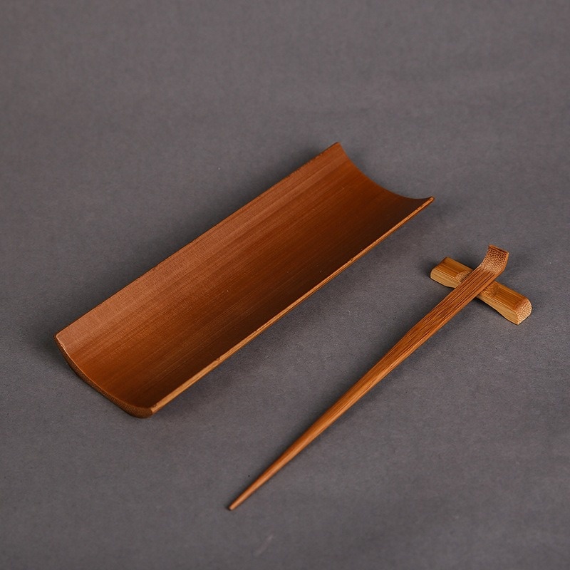 3/4/5Pcs Bamboo Carbonized Tea - Bamboo Cutlery Set reseña y precio