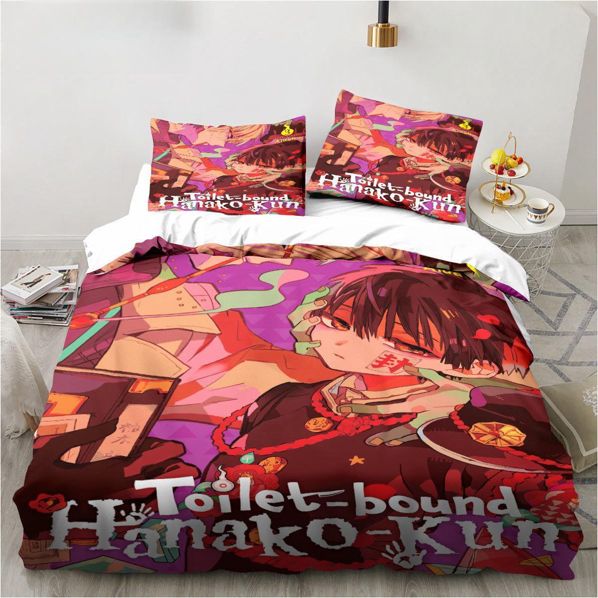 Anime Toilet-Bound Hanako-kun  - Linen Duvet Cover reseña y precio