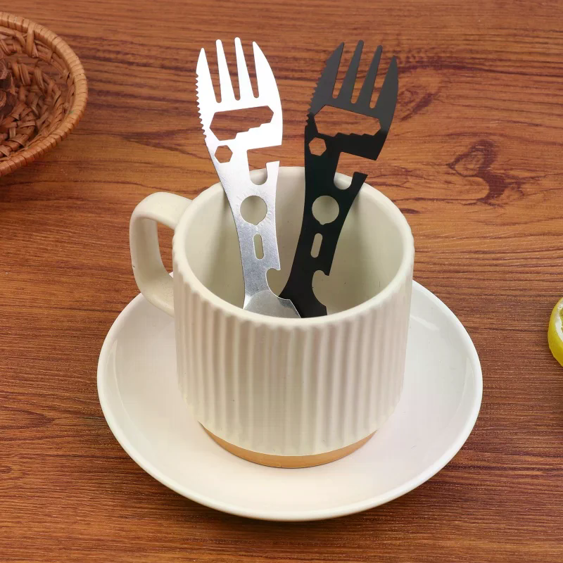 1/5Pcs 10 In 1 Camping Utensil - Bamboo Cutlery Set reseña y precio
