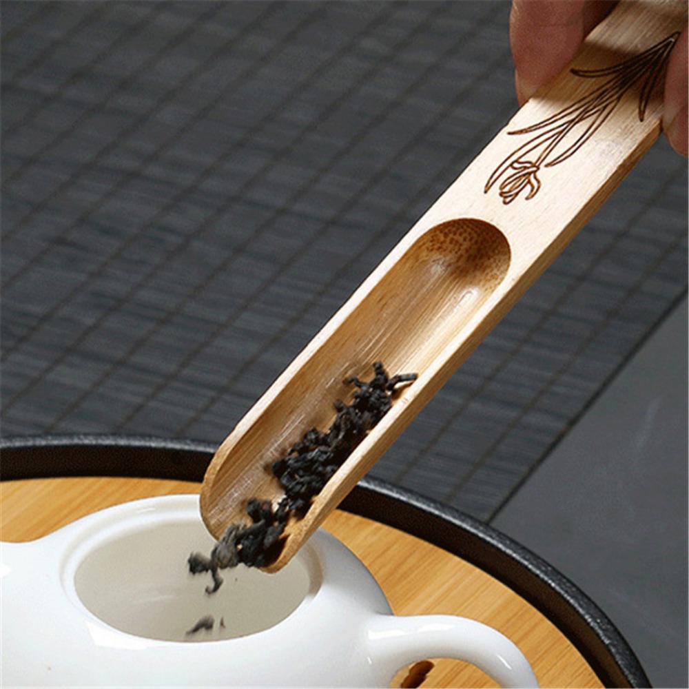 1Pc Natural Bamboo Tea Spoon C - Bamboo Cutlery Set reseña y precio