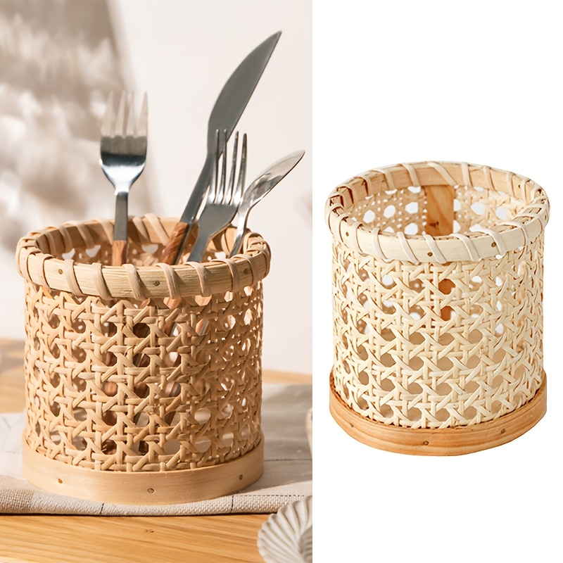 1pc Cutlery Stand - Multifunct - Bamboo Cutlery Set reseña y precio