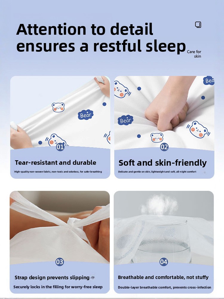 Disposable Hotel Bed Linen Set - Linen Duvet Cover reseña y precio
