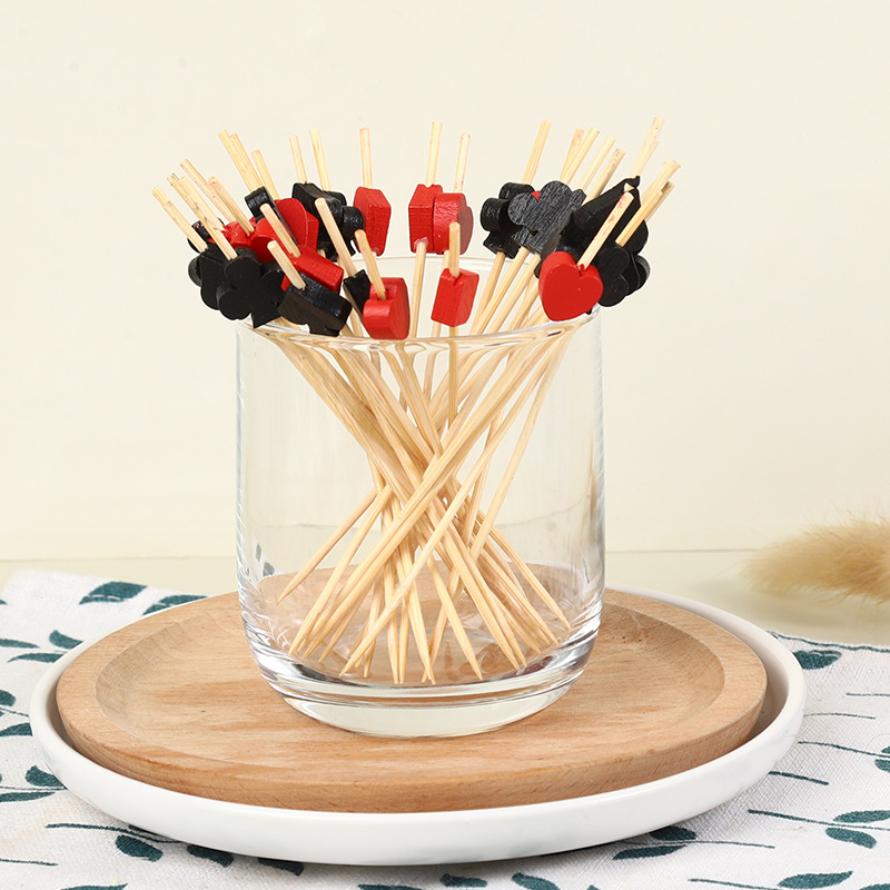100Pcs Casino Las Vegas Poker  - Bamboo Cutlery Set reseña y precio