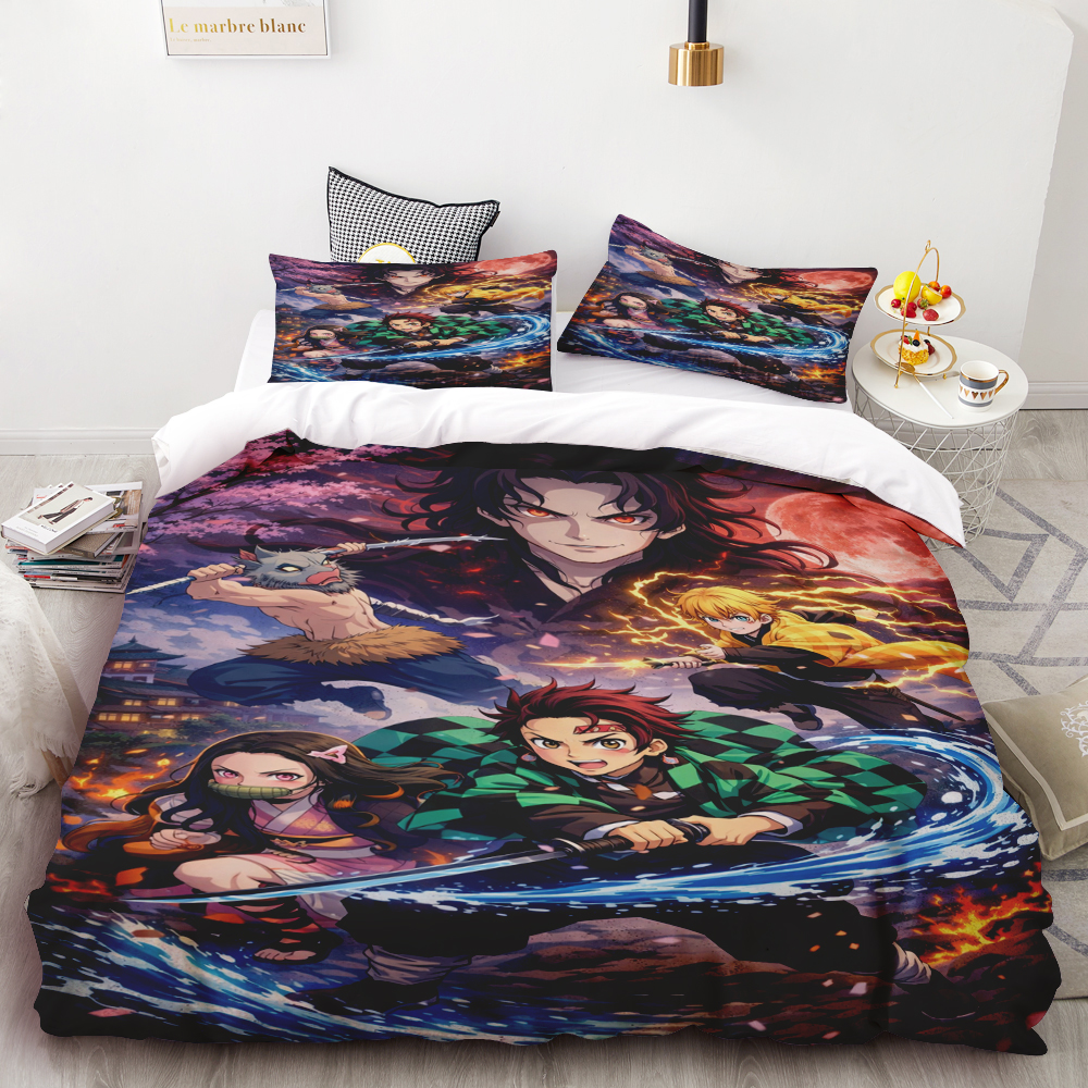 Duvet Cover Kamado Nezuko Demo - Linen Duvet Cover reseña y precio
