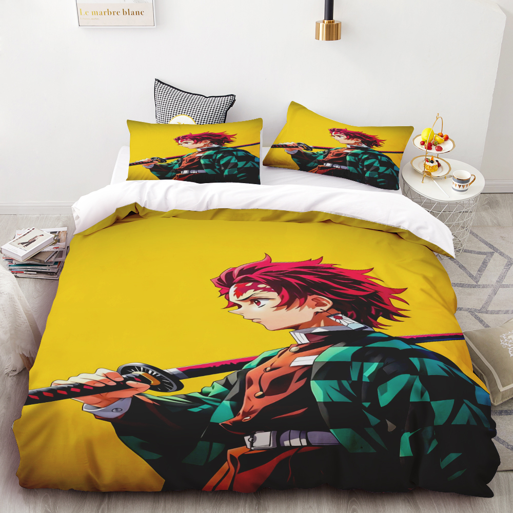 Duvet Cover Kamado Nezuko Demo - Linen Duvet Cover reseña y precio