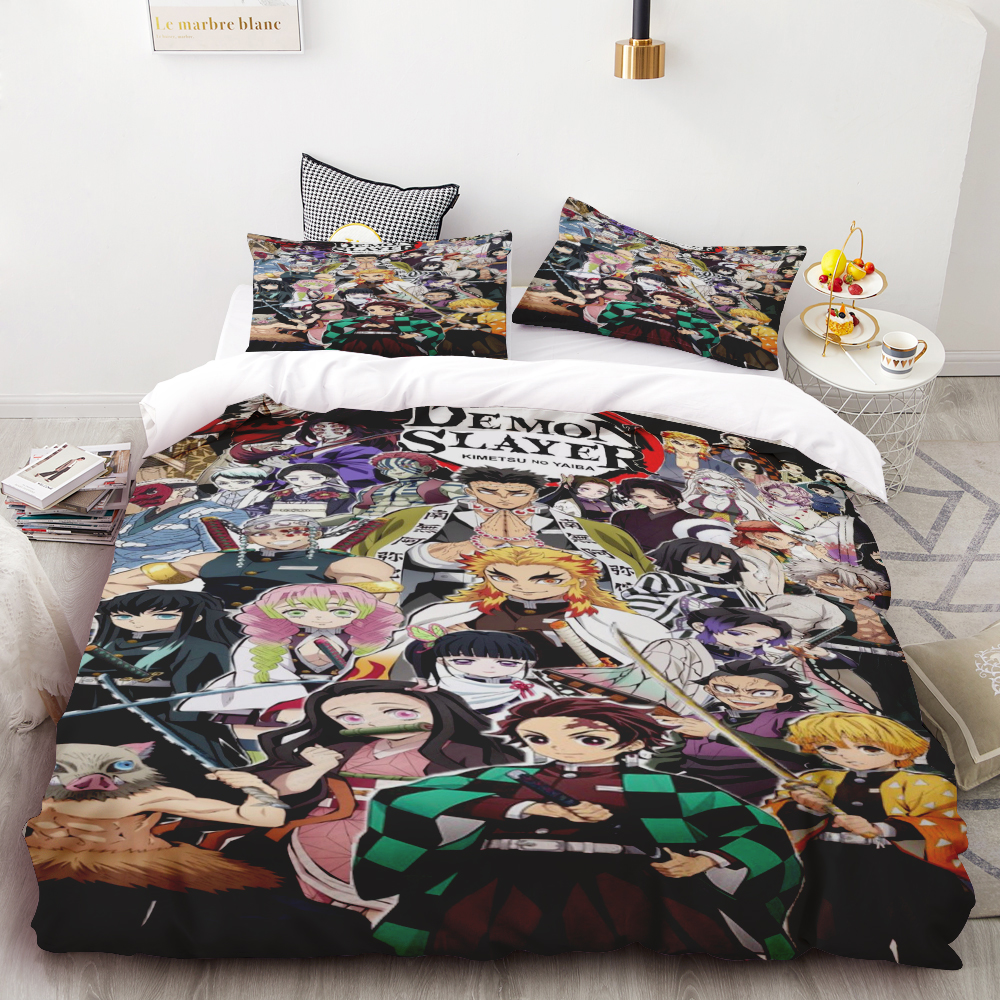 Duvet Cover Kamado Nezuko Demo - Linen Duvet Cover reseña y precio