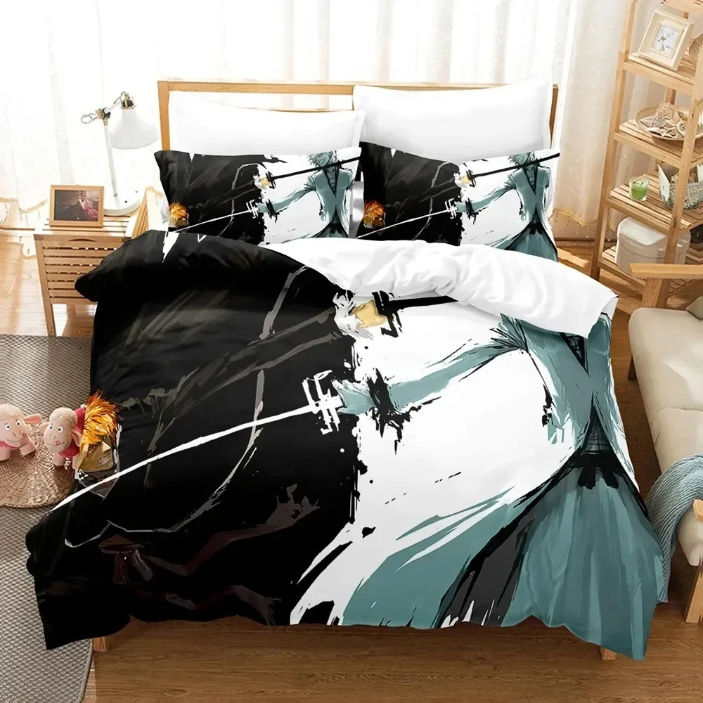 3D Print Anime Bleach Kurosaki - Linen Duvet Cover reseña y precio