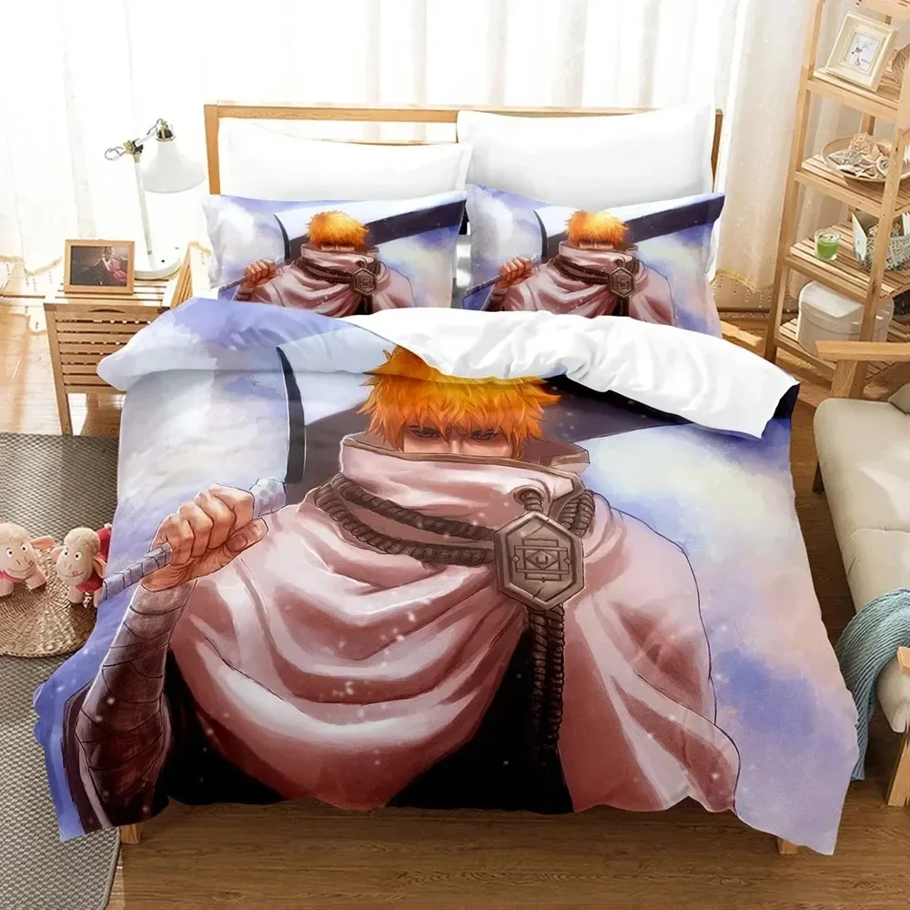 3D Print Anime Bleach Kurosaki - Linen Duvet Cover reseña y precio
