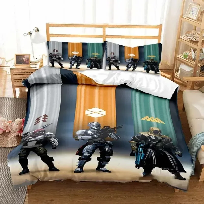 Game Destiny Printed Bed Set D - Linen Duvet Cover reseña y precio