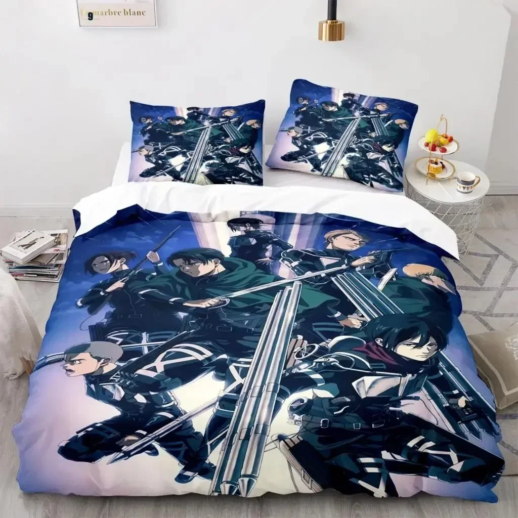 Anime Attack On Titan Home Tex - Linen Duvet Cover reseña y precio