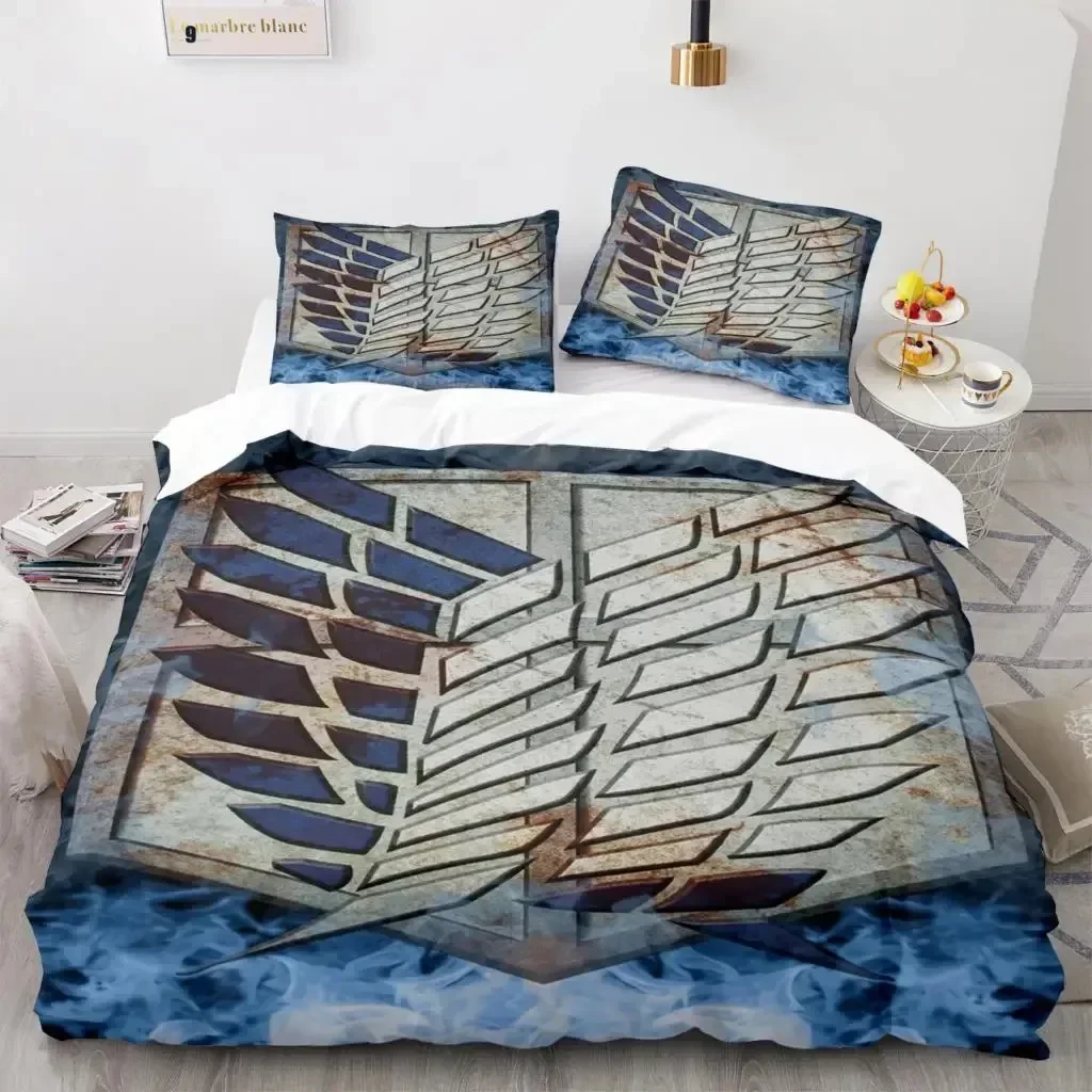 Anime Attack On Titan Home Tex - Linen Duvet Cover reseña y precio