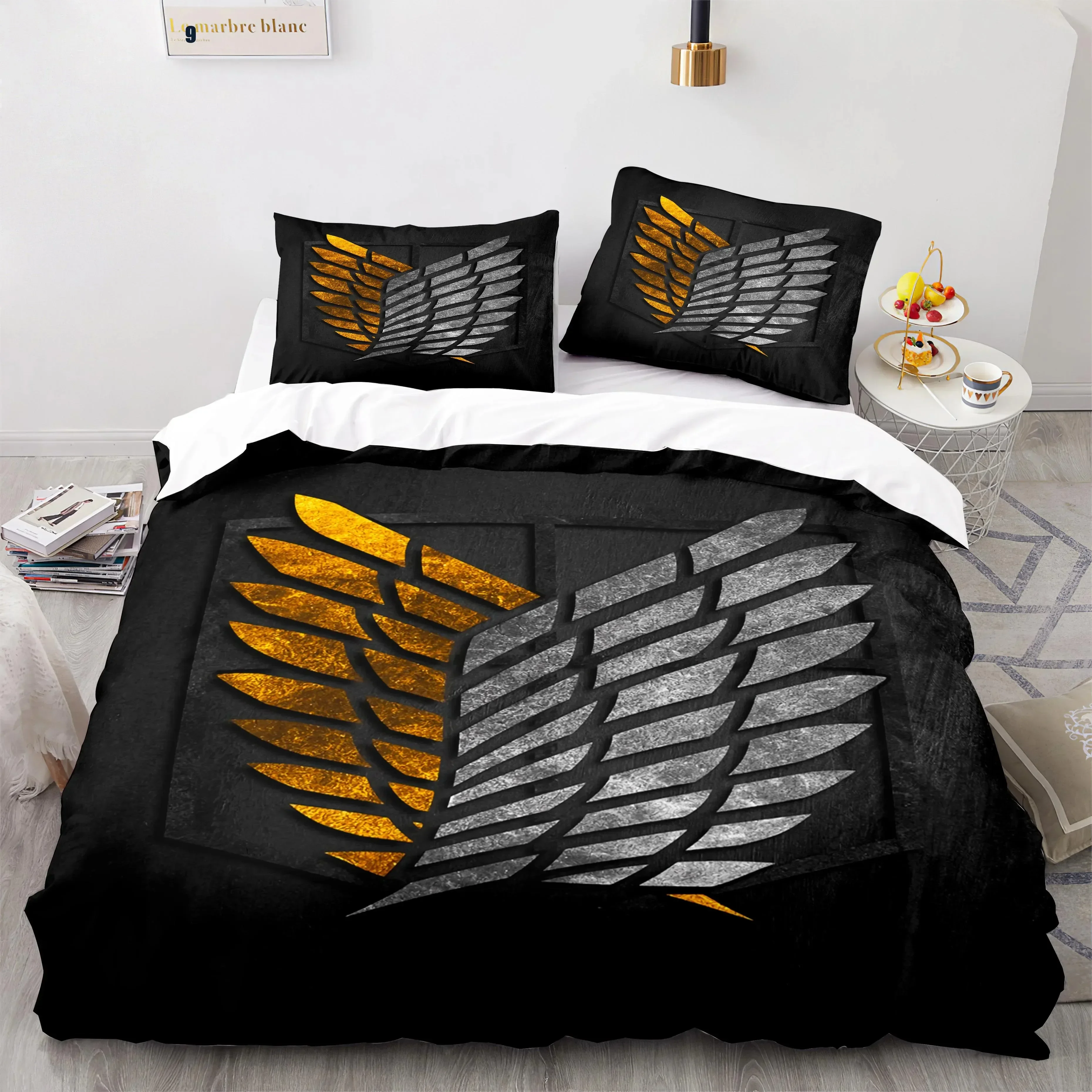 Anime Attack On Titan Home Tex - Linen Duvet Cover reseña y precio
